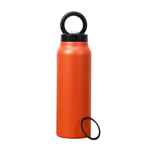 Pluuttiem Isolierte Edelstahl-Wasserflasche mit Magnetischem Telefonhalter für Outdoor-Sport, Doppelschichtige Vakuumflasche, Orange Pluuttiem Isolierte Edelstahl-Wasserflasche mit Magnetischem Telefonhalter für Outdoor-Sport, Doppelschichtige Vakuumflasche, Orange von Pluuttiem