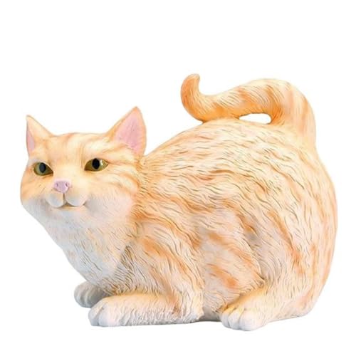 Pluuttiem Katzen-Hintern-Taschentuchhalter - Quadratische Taschentuchbox-Abdeckung Tabby Cat - Niedliche Badezimmer-Accessoires A Pluuttiem Katzen-Hintern-Taschentuchhalter - Quadratische Taschentuchbox-Abdeckung Tabby Cat - Niedliche Badezimmer-Accessoires A von Pluuttiem
