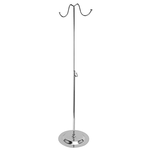 Pluuttiem Metall Hand StäNder Damen StäNder Doppel Haken Verstellbarer Edelstahl Halter von Pluuttiem
