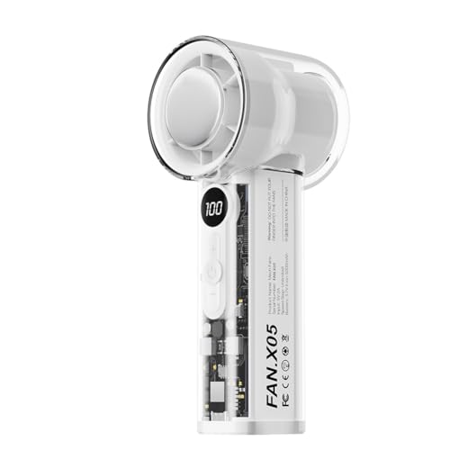 Pluuttiem Mini Turbo Ventilator AI Hochgeschwindigkeits-Handventilator 100-Stufig Einstellbare Digitale Anzeige f¡§1r Reisen/Arbeit/Zuhause/Outdoor B Pluuttiem Mini Turbo Ventilator AI Hochgeschwindigkeits-Handventilator 100-Stufig Einstellbare Digitale Anzeige f¡§1r Reisen/Arbeit/Zuhause/Outdoor B von Pluuttiem