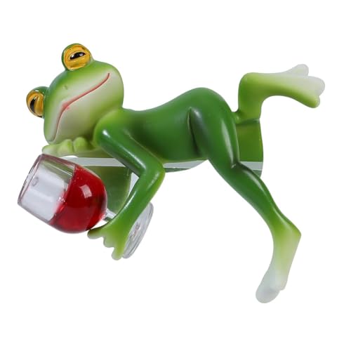 Pluuttiem Miniatur-Figuren Pflanzendekorationen für Töpfe Dekorationszubehör Froschstatue von Pluuttiem