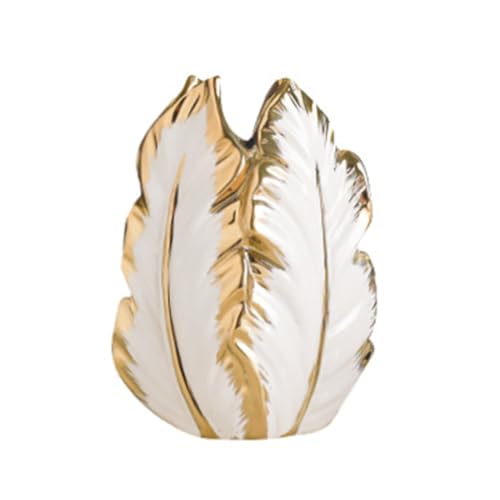 Pluuttiem Nordic Lamp Luxus Gold Lackierte Keramik Vase - Elegante Blumenvase f¨¹r Zuhause/Modernes Design - Tischdekoration X0030 Pluuttiem Nordic Lamp Luxus Gold Lackierte Keramik Vase - Elegante Blumenvase f¨¹r Zuhause/Modernes Design - Tischdekoration X0030 von Pluuttiem