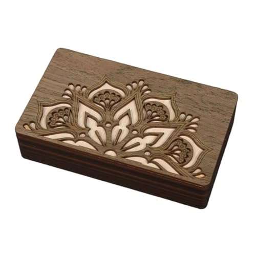 Pluuttiem Schmuck-Perlen-Tablett mit Deckel, Halskettenaufbewahrung, Organizer für Perlen und Accessoires, Perlenmatten-Tabletts von Pluuttiem