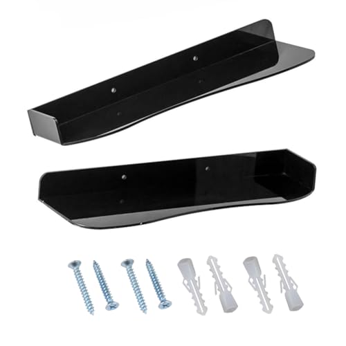 Pluuttiem Schwebende Schuhregale Zur Wohnkultur - Halterung Aus Acryl f¨¹r Wandregal f¨¹r Schuhe von Pluuttiem