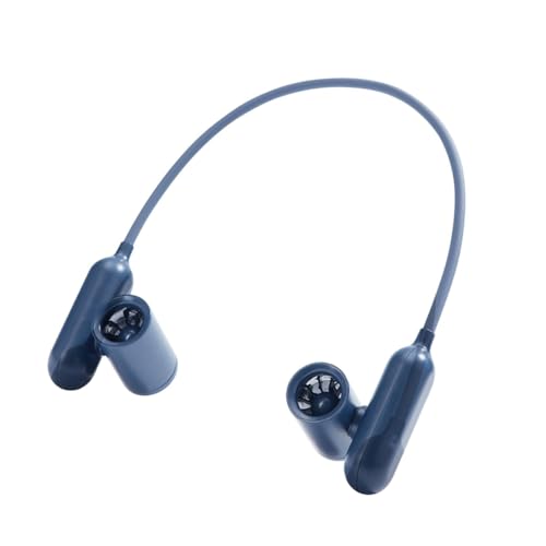 Pluuttiem Studenten Outdoor Elektroventilator Kleiner und Tragbarer Elektroventilator Mini Hochgeschwindigkeits-Handventilator Blau von Pluuttiem