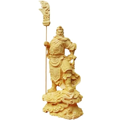 Pluuttiem Traditionelle Holzschnitzerei Figur Gott des Reichtums Statue für die Dekoration des Heims oder Tischplatte von Pluuttiem