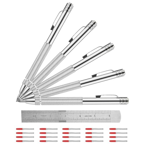 Pluuttiem Tungsten -Carbid -Sciber -Set für Metallbearbeitungsmagnet -Knurchen -Gravur -Werkzeug für Stahl/Glas/Keramics -Welding - Kit von Pluuttiem