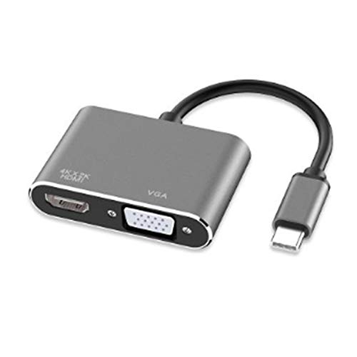 Pluuttiem Typ C zu + VGA Computer Monitor Kabel Konverter Notebook Docking Station von Pluuttiem