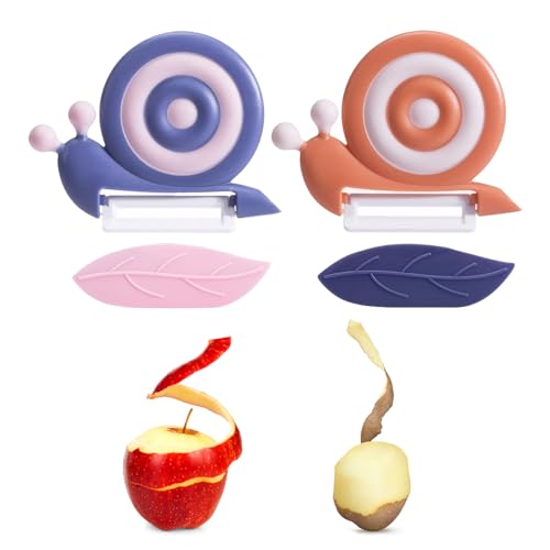 2 Stuck Sparschäler Schnecke Schnecke Sparschäler Kinder Kinder Sparschäler Schnecke Kinderschäler Schnecke Sparschäler von Pluvyze