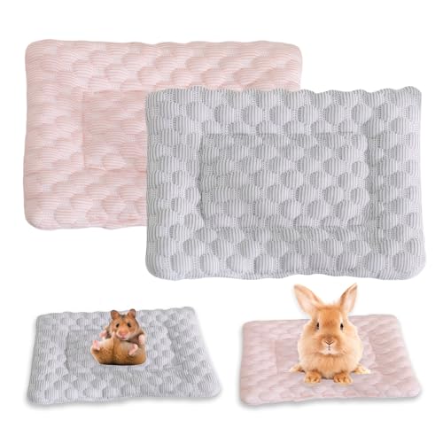 2 Stück 31 * 21CM Kaninchen Bett,Meerschweinchen Bett,Kaninchen Zubehör,Meerschweinchen Zubehör,Katzen Decken Warme Flauschige Plüschbett für Kleine Tiere für Meerschweinchen, Kaninchen, Hamster 2 Stück 31 * 21CM Kaninchen Bett,Meerschweinchen Bett,Kaninchen Zubehör,Meerschweinchen Zubehör,Katzen Decken Warme Flauschige Plüschbett für Kleine Tiere für Meerschweinchen, Kaninchen, Hamster von Pluvyze