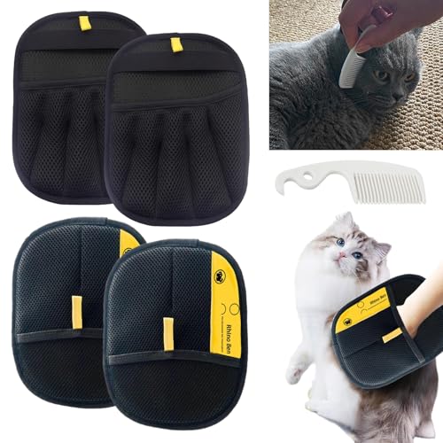 4 Stück Fell Magnet Handschuh Fellmagnet Doppelseitige Fellhandschuhe mit Entwirrungskamm Wiederverwendbare Fellmagnet Tierhaarentferner Handschuh für Hunde und Katzen für Couch,Möbel,Teppich,Autositz 4 Stück Fell Magnet Handschuh Fellmagnet Doppelseitige Fellhandschuhe mit Entwirrungskamm Wiederverwendbare Fellmagnet Tierhaarentferner Handschuh für Hunde und Katzen für Couch,Möbel,Teppich,Autositz von Pluvyze