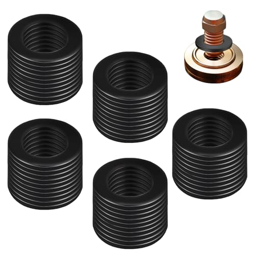50 Stück Unterlegscheiben M6, Edelstahl A2 V2A Flache Unterlegscheiben Beilagscheiben M6, 18 Mm X 1,5 Mm für Schrauben, Muttern und Gewindestangen von Pluvyze