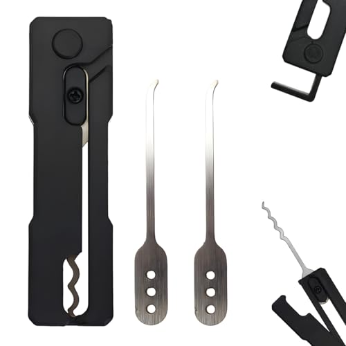 Lock Picking Tool Set,Lockpicking-Set Tool Profi,Dietrich Set,Türöffnungswerkzeug,Zimmerschlüssel,Für Schlosser Anfänger Und Profis von Pluvyze