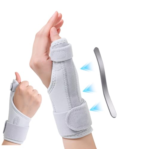 Pluvyze Handbandage Links Daumenorthese Rechts Daumen Schiene Atmungsaktiv Leicht Stabil für Beide Hände Geeignet und Bietet Unterstützung für Handgelenk und Daumen Pluvyze Handbandage Links Daumenorthese Rechts Daumen Schiene Atmungsaktiv Leicht Stabil für Beide Hände Geeignet und Bietet Unterstützung für Handgelenk und Daumen von Pluvyze