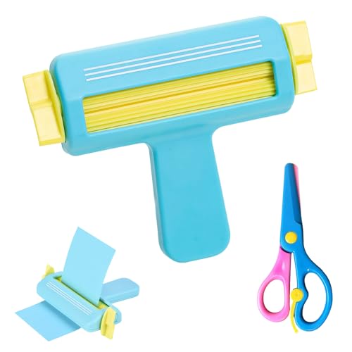 Pluvyze Papier Crimper Papier Quilling Handwerk Werkzeuge Blau Wellpappenmaschine,Kunst Handwerk,Geeignet für DIY-Kunsthandwerk-Scrapbooking,Verwendet,um Wellenformen zu Machen,mit 1 Schere von Pluvyze