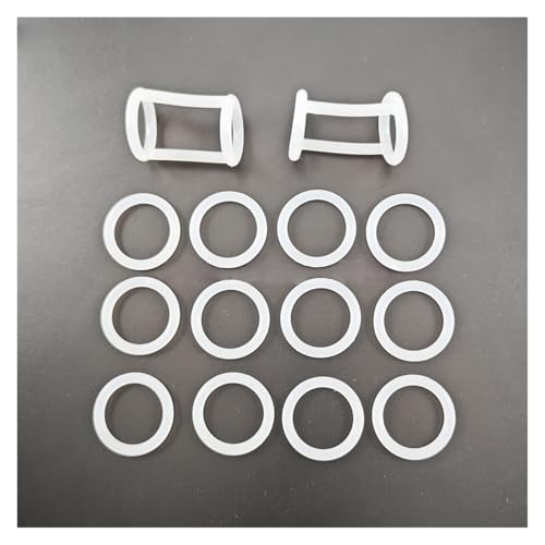 1 Set (14 Stück) Dichtungssatz for Softeismaschinen – inklusive Hülsen, H-Ringen und kleinen Silikonkreisen, kompatibel mit XQ-18 von Plvxgofwha