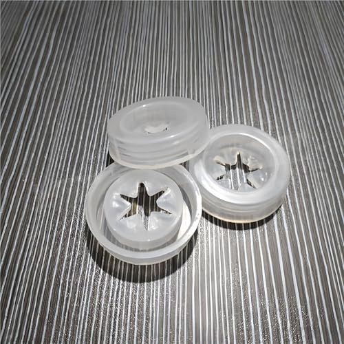 3-teilige Hexagramm-Schneeflocken-Modellierdüsen – mit Schraubgewindekappen, kompatibel mit Eismaschinen, Deckel mit 37 mm Innendurchmesser 3-teilige Hexagramm-Schneeflocken-Modellierdüsen – mit Schraubgewindekappen, kompatibel mit Eismaschinen, Deckel mit 37 mm Innendurchmesser von Plvxgofwha