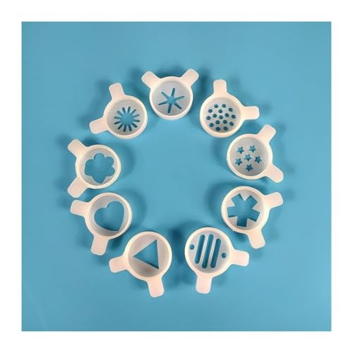 9-in-1-Zubehörset for Eismaschinen: Formkappe, Düsen und Formdeckel mit 29 mm Innendurchmesser for Softeismaschinen 9-in-1-Zubehörset for Eismaschinen: Formkappe, Düsen und Formdeckel mit 29 mm Innendurchmesser for Softeismaschinen von Plvxgofwha