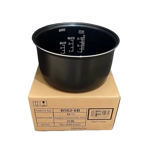 Ersatz-Innenschüssel for Reiskocher B562, kompatibel mit ZOJIRUSHI NL-GAH10C, direkt passender Ersatztopf von Plvxgofwha
