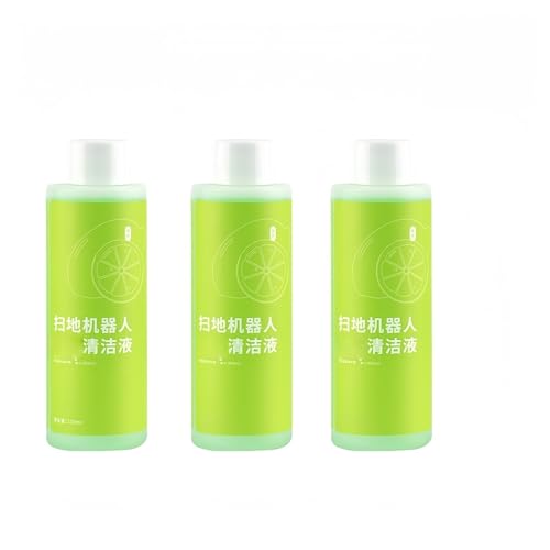 Plvxgofwha 110 ml Reinigungslösung mit Limettengeschmack, kompatibel mit ECOVACS Deebot T50 MAX PRO Omni/ X8 PRO Omni/ X9 PRO Omni(3pcs) von Plvxgofwha