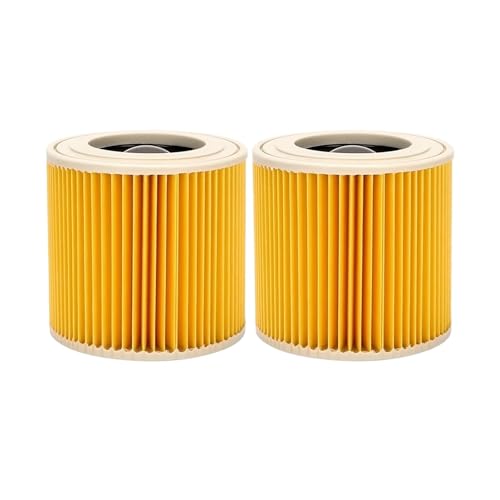 Plvxgofwha Staubsaugerzubehör HEPA-Filter, kompatibel mit Karcher WD WD2 WD3 WD1 MV3 MV2 WD2250 WD3.200 WD3.300(2 pcs) von Plvxgofwha