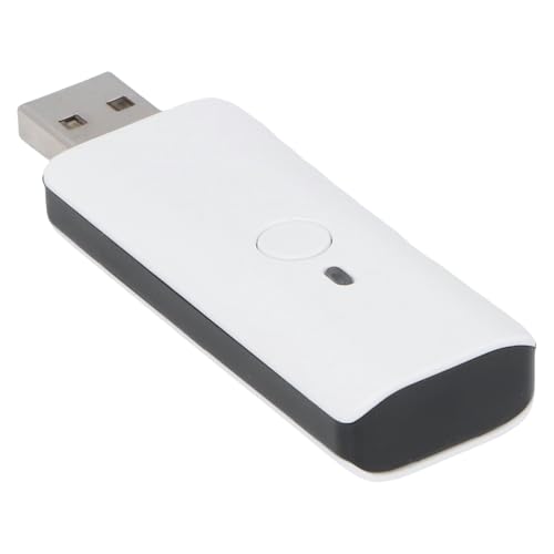 Der Wireless Controller Adapter Converter für, Wii Controller, Kompatibel mit PC, Dampfdeck, Support Turbo und Taste Mapping (White) von Plyisty