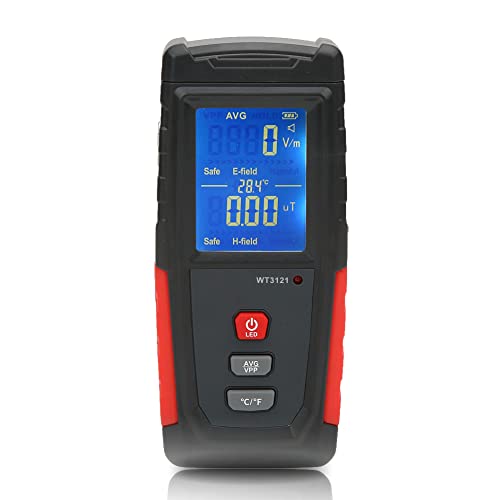 EMF Meter EMF Messgerät Mini LCD Tragbar Elektromagnetische Strahlung Detektor Strahlungsdetektor digitales Strahlenmessgerät Mit akustischer und optischer Alarmfunktion EMF Meter EMF Messgerät Mini LCD Tragbar Elektromagnetische Strahlung Detektor Strahlungsdetektor digitales Strahlenmessgerät Mit akustischer und optischer Alarmfunktion von Plyisty