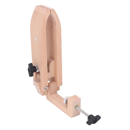 Faltbares LederKlemmwerkzeug, Buchenholz-Tisch-Desktop-NähKlemme, Leder-Näh-Holzklemme für DIY-Handnähen von Lederhandwerk von Plyisty