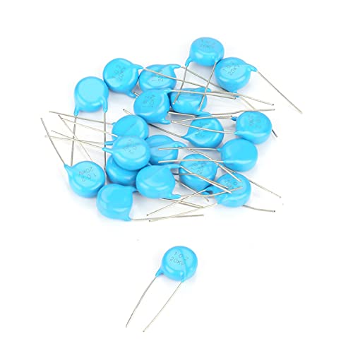 Kondensator,20KV Keramik kondensator Ceramic Capacitor 20pcs 20 kV 1 nF 0,001 uF 1000 pF 102 Hochspannungs Keramikkondensator Kit von Plyisty