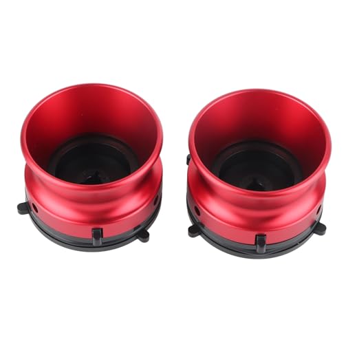 Plyisty 1 Paar Nab Reel Hub-Adapter, Rollen-zu-Reel-tonbandgeräte, 10-Zoll-Öffner für Studer, Fürr Akai, für USW. Passt (Rot) von Plyisty