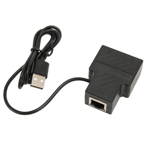 1-zu-2-Ethernet-Splitter-Adapter, 100 Mbit/s Plug-and-Play-LAN-Netzwerkanschluss für Cat5 Cat5e Cat6 Cat7 Cat8, Schnelle Gemeinsame Verbindung 1-zu-2-Ethernet-Splitter-Adapter, 100 Mbit/s Plug-and-Play-LAN-Netzwerkanschluss für Cat5 Cat5e Cat6 Cat7 Cat8, Schnelle Gemeinsame Verbindung von Plyisty