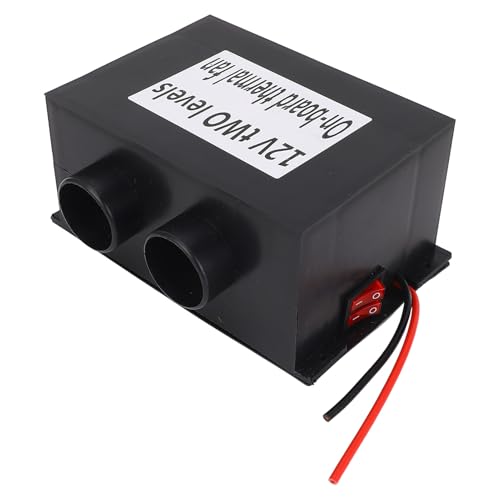 Plyisty 2 Auslassautoheizung Defroster, Kompakte Tragbare Elektrische Heizung mit Doppelgetriebe, Effizientes Erhitzen für Eindeutige Sichtbarkeit, 7,3 X 4,9 X 3,4 Zoll von Plyisty
