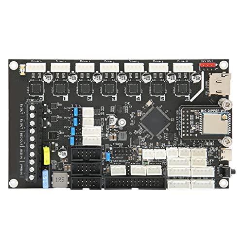 Plyisty 2.4 BigDipper Motherboard Duet3 + Verbessertes Motherboard, 3D-Bocker-Mootherboard MIT 800 X 480 5idisplay-bildschirm, 3D-Trotter-Zubehör (Big-Tipper-Motherboard +5i Display) von Plyisty