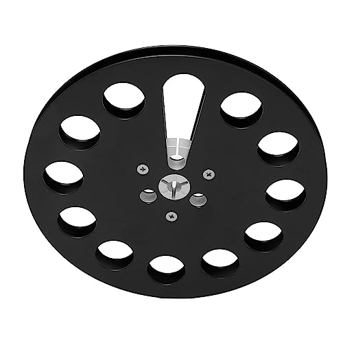 Plyisty 7 Zoll Leere AufwickelSpule, Audio-aufwickelspule MIT Offener Rolle Au. Aluminiumlegierung, MIT 11-Loch-Windwider-Verstand (GREY) von Plyisty