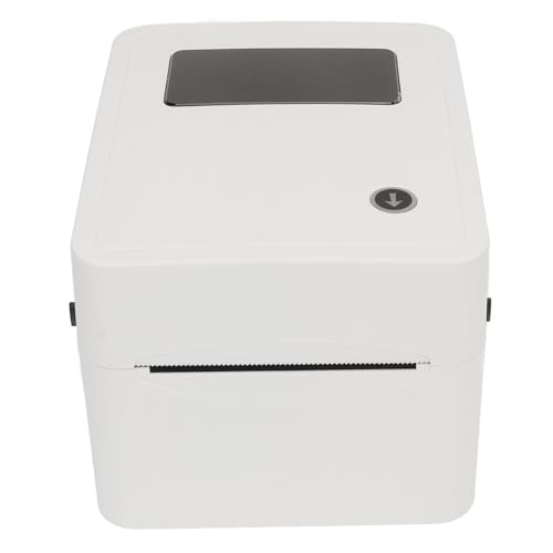 Plyisty Bluetooth-Thermoversandetikettendrucker, Kabelloser Thermodrucker mit Reflektierenden und Durchlässigen Sensoren, Unterstützt Druckbreiten von 48 Bis 104 Mm (EU-Stecker) von Plyisty