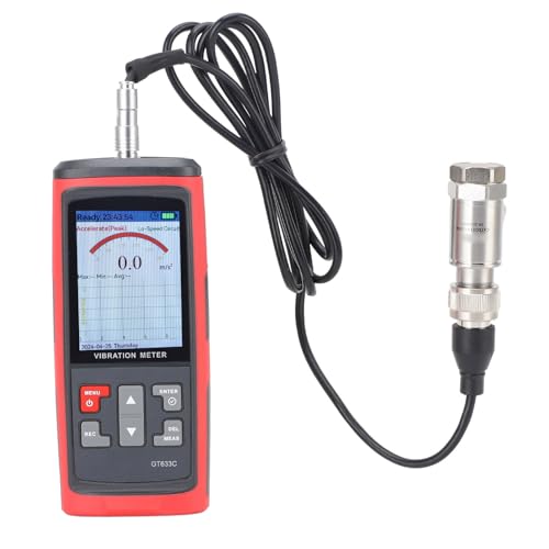 Plyisty Digitaler Vibrationsanalysator mit Einem Farb -LCD -Bildschirmvibrationsmesser für das ABS Motorüberwachungsmaterial von Plyisty