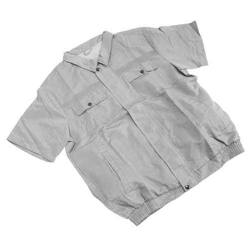 Plyisty Einstellbare Windgeschwindigkeit Klimaanlage mit Reflektierender Streifen für Feldarbeit Polyesterfasermaterial (2XL) von Plyisty
