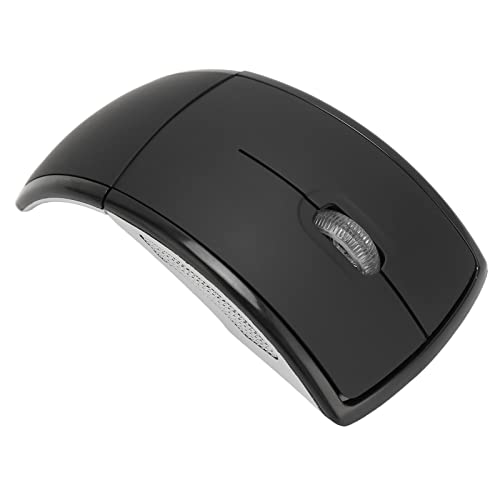 Plyisty Faltbare Kabellose Maus, Hohe Leiestung MIT 2,4-GHz-Steuerung, Tragbar und Kompakt, StarkeKompatibilität, Geeignet für MAC, Laptop (Black) von Plyisty