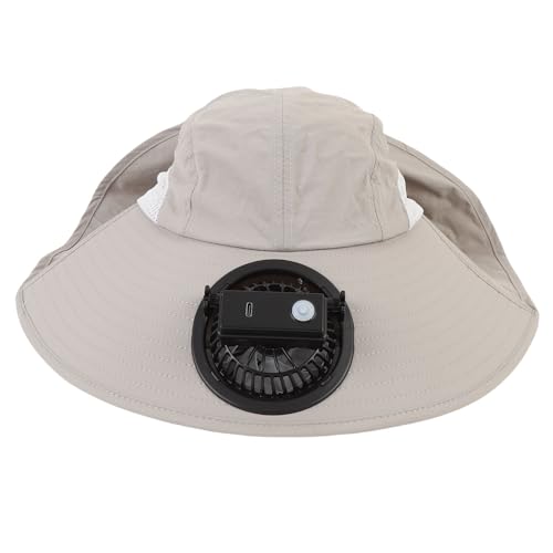 Plyisty Gombado del Sol von Wide mit USB -Lüfterposition Anpassbarer Luftfluss für den Outdoor -Lüfterhut. von Plyisty