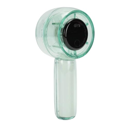Plyisty Handheld Turbo Lüfter Wieder Aufladbar Tragbares Handheld -Lüfter -Digital Display 5 Geschwindigkeiten für Camping Im Freien (BLUE) von Plyisty