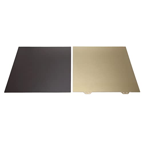 Plyisty Heißbettplatte für 3D-Bocker, Doppelseeitig Bechichtete Stahlplatte, MIT Magnetfuß, 254 X 245 Mm Pulverstahlplatten-Kit, für Crealty Cr 6 Se (Stahlplatte mit magnetischem Aufkleber) von Plyisty