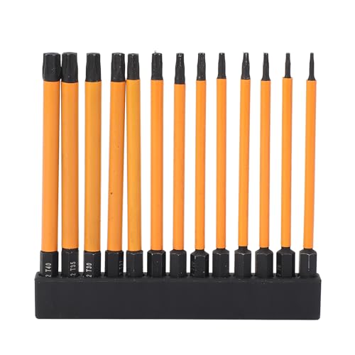 Plyisty Hex-Shank-Stern, der Hohe Widerstandsschrauben Stahl 13 Stcs T5-T40 für die Garage und Wartung des Rohrs Erstellen Plyisty Hex-Shank-Stern, der Hohe Widerstandsschrauben Stahl 13 Stcs T5-T40 für die Garage und Wartung des Rohrs Erstellen von Plyisty