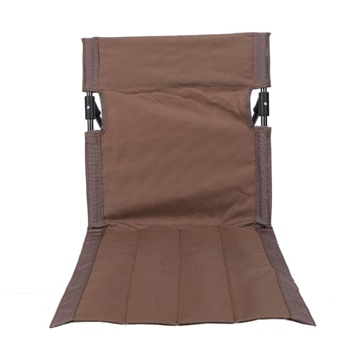 Plyisty Klapperner Stuhl, Camping -Klappstuhl Bequemer Fauler Stuhl Zum Angeln (Brown) von Plyisty