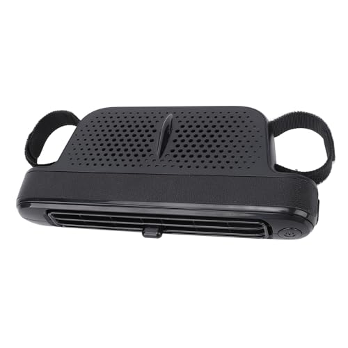 Plyisty Kühlventilator des Auto -Rücksitzes, 3 -Geschwindigkeitsblattlosen ABS Leistungsstarker Winkel Verstellbarer Auto Rücksitz Kopfstützen Lüfter für SUV (BLACK) von Plyisty