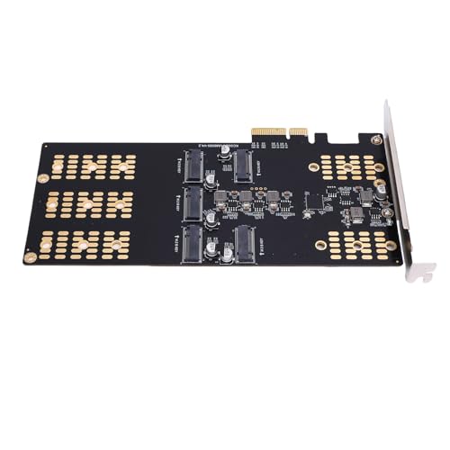 Plyisty M.2 PCIE zu M.2 SSD -Expansionskarte für 5 Festplattenarray, Unterstützt M.2 SSD 280 260 242 230, PCIE X4 X8 X16, PCB Metallmaterial, Computerdaten Lesen und Schreiben Plyisty M.2 PCIE zu M.2 SSD -Expansionskarte für 5 Festplattenarray, Unterstützt M.2 SSD 280 260 242 230, PCIE X4 X8 X16, PCB Metallmaterial, Computerdaten Lesen und Schreiben von Plyisty