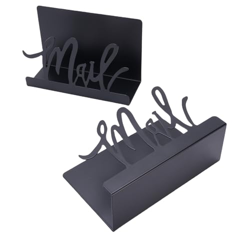 Plyisty Metall-Büroanbieter Im Eleganten Mail-Zähler Organizer mit Nicht-Schlupf-Basis für Home Office Decoration von Plyisty