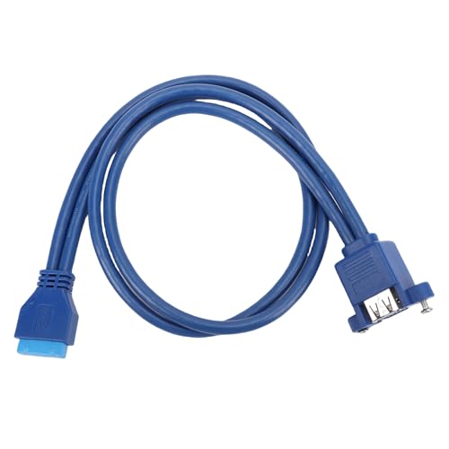 Plyisty Motherboard von 20 Pin für USB 3.0 PVC I Verlängerungskabel Verlängerungskabel 5 Mbit/S 20p Bis 2xusb3.0 Zeleś von Plyisty