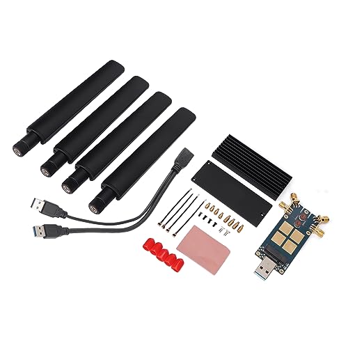 Plyisty NGFF M.2 AUF USB 5G-Adapter, M.2 NGFF USB-Adaptermodul MIT SIM-KartenSteckplatz 4 Antenne für 3G 4G 5G GNSS-Modul, Unterstein Plyisty NGFF M.2 AUF USB 5G-Adapter, M.2 NGFF USB-Adaptermodul MIT SIM-KartenSteckplatz 4 Antenne für 3G 4G 5G GNSS-Modul, Unterstein von Plyisty