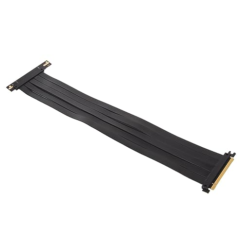 Plyisty PCIE 4.0 X16 Grafikkarten-Verlängerungskabel, Flexibles Hochgeschwindigkeits-Extender-Riser-Kabel, GPU-Verlängerungskarten-Riser-Kabel für RX6900XT RX6800XT RTX3090ti (30cm) von Plyisty