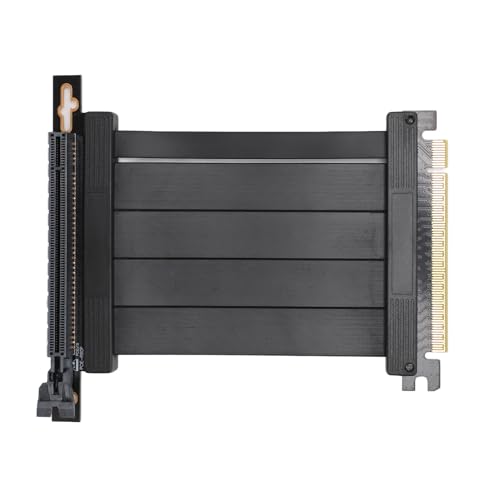 Plyisty PCIE 4.0 X16-Verlängerungskabel, Grafikkarten-Adapterkabel, GPU-Riser-Kabel Unterstützt Hochgeschwindigkeits-Grafikdatenübertragung, Länge 10 Cm, für RTX3080, RTX3070ti von Plyisty